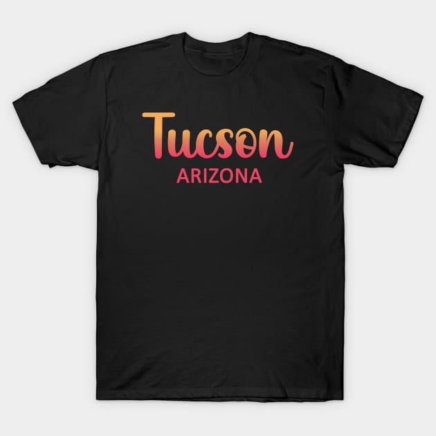 Tucson Arizona map  Arizona tourism Tucson AZ T-Shirt by BoogieCreates